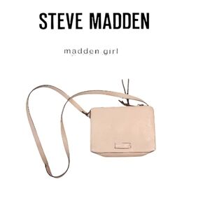 Madden Girl Cream Crossbody Bag